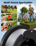 10 Pack Weed Eater String Compatible with Black+Decker, AF-100 0.065" 240ft | Automatic Feed, Perfect Fit, Weed Eater Spool, String Trimmer