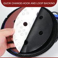 Awutzut 9 Inch 6 Hole Sanding Discs 40 Grit Hook and Loop for Drywall Sander 12PCS 40 Grit 12.0