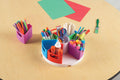 Learning Resources Create a Space Storage Center - 10 Piece Set Desk Organizer for Kids, Art Organizer for Kids, Crayon Organizer, Homeschool
