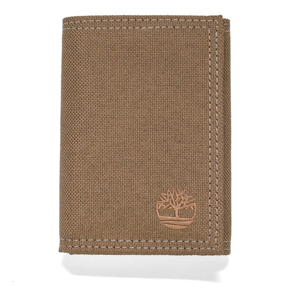 Timberland Men'S Trifold Nylon Wallet, Khaki, One Size