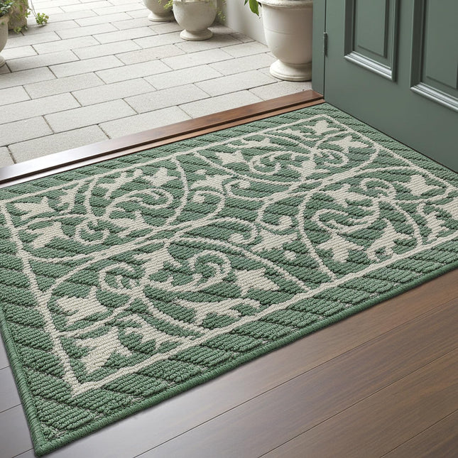 DEXI Front Door Mat Entryway, inside Entrance Doormat, Non Slip Washable Entry M