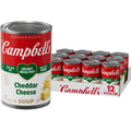 Campbell's Condensed Heart Healthy Cheddar Cheese Soup, 10.75 oz Can (12 Pack) Cheddar Cheese 10.75 Ounce (Pack of 12)