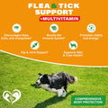 Flea and Tick Prevention Chewable Pills for Dogs - Revolution Oral Flea Treatment for Pets & Complex Multivitamin -Natural Pest Control & Defense
