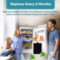Omaeon Refrigerator Filters Compatible with 242047804 Frigidaire AIR Filter - PureAir Ultra, EAFCBF and Electrolux Air Filter Replacement -