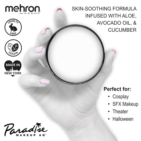 Mehron Makeup Paradise Makeup AQ Pro Size | Stage & Screen, Face & Body Painting, Special FX, Beauty, Cosplay, and Halloween | Water Activated