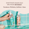 Skintimate 2-In-1 Shave Oil & Moisturizer, Coconut Bliss, 7.3Oz | Shaving Oil, after Shave for Women Bikini Area Moisturizer with Vitamin E and