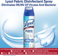 Lysol Fabric Disinfectant Spray, Sanitizing and Antibacterial Spray, For Disinfecting and Deodorizing Soft Furnishings, Sundrenched Linen 15 FL.
