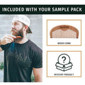 Live Bearded Beard Oil and Butter Grooming Kit Sample Pack with Comb, Bonus Gift - All-Natural Ingredients Shea, Argan, Jojoba - Growth Support -