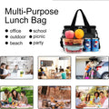 Femuar Lunch Bags for Women/Men, Insulated Lunch Bag for Work Office Picnic - Lunch Cooler Bag Leakproof Lunch Box with Adjustable Shoulder Strap