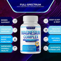 Magnesium Complex 7 Elemental Magnesium Supplement 1000mg – Magnesium Glycinate, Citrate, Malate, Taurate, Oxide, Aspartate, Orotate Non-GMO 90