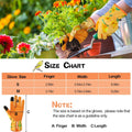 Leather-Gardening-Gloves for Women -Thorn-Proof Work-Gloves for Weeding, Digging, Planting,Pruning Yard Garden Gloves