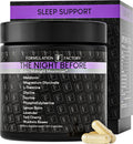 The Night Before: 10-In-1 Midnight Maximizer, Sleep Aid, Stress Relief, Cognition, Relaxation, Recovery, Magnesium Glycinate, L-Theanine, Glycine,