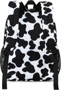 abshoo Classical Basic Cow Print Womens School Backpack For College Teen Girls Water Resistant Bookbag (Cow) Cow 16.5 Inc