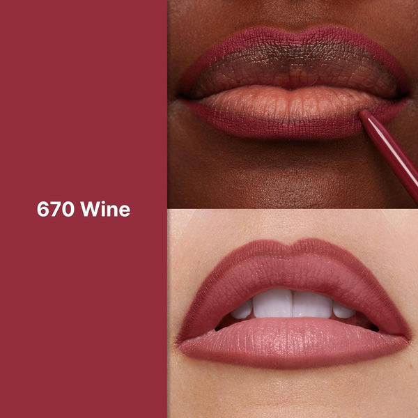 Revlon Colorstay Lip Liner with Built-In Sharpener, Valentine'S Day Makeup Gifts for Women, Longwear Rich Colors, Smooth Application, 670 Wine,