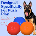 Doggie Dooley Virtually Indestructible Dog Ball - 10 Inch Hard Plastic Interactive Dog Toy for Large Breeds Over 45+ lbs - Built for Herding &