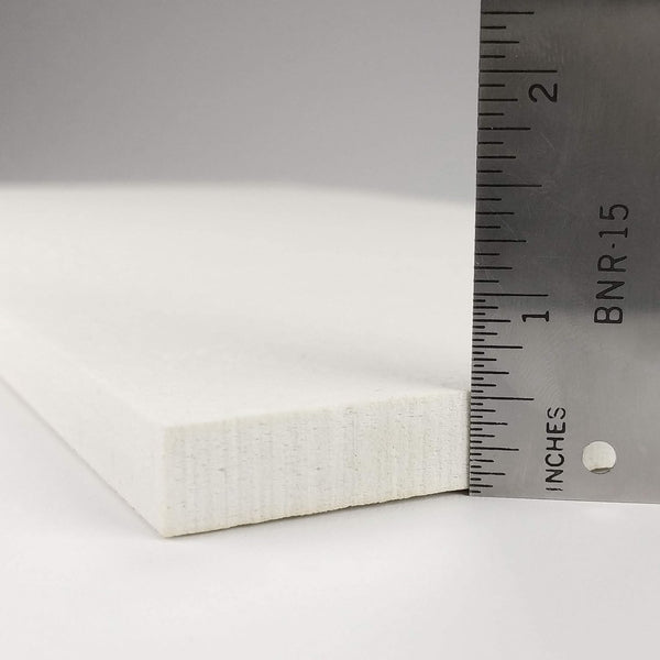 Universal Baffle Board, 2100F, 21'' x 11-3/4'' x 1/2'', for Wood Stove, High Temperature Rated, Ceramic Fiber Alternative, Rigid, 2250A 11.8"L x 21"W