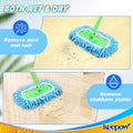 KEEPOW Reusable Mop Pads Compatible with Swiffer Sweeper Mop â Microfiber Wet & Dry Mopping Cloths for All Floors, Washable Compatible with
