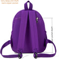 AOTIAN Mini Lightweight 11.8 Inch Backpack Durable Travel Hiking Women and Girls Small Daypack, 7 Liters Dark Violet Purple