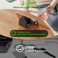2026 for iPhone 16 Pro Max 3 in 1 Foldable Wireless Charging Station for MagSafe Magnetic Charger, Travel Stand 20W Charge Multiple Devices for