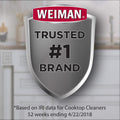 Weiman Glass Cooktop Heavy Duty Cleaner & Polish - Shines and Protects Glass/Ceramic Smooth Top Ranges with its Gentle Formula - 10 Oz., Clear 10