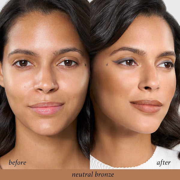 Julep Skip The Brush Cream to Powder Blush Stick - Neutral Bronze - Blendable and Buildable Color - 2-in-1 Blush and Lip Makeup Stick 06- Neutral