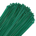 ZZRanYe 6 inch 3mm Dark Green Nylon Garden Cable Zip Ties Self Locking Cable Ties Twist Ties, Multi-Purpose Cable Tie (100 Pcs)