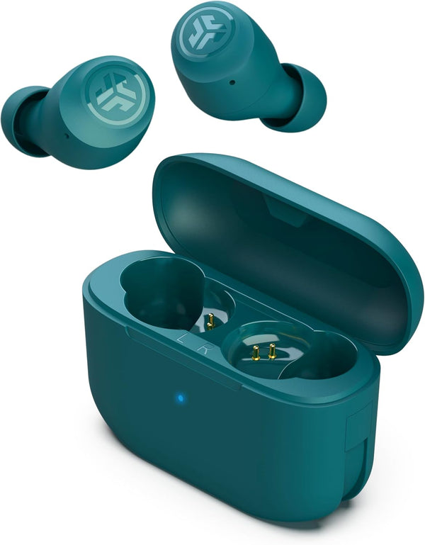 Jlab Go Air Pop True Wireless Bluetooth Earbuds & Charging Case, Teal, Dual Connect, IPX4 Sweat Resistance, Bluetooth 5 Connection, 3 EQ Sound