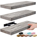Sorbus Floating Shelves for Wall – 16 Inch Floating Shelf for Kitchen, Bedroom, Living Room, Bathroom, Home & Wall Decor - Mounted Bathroom