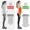 Posture Corrector for Men and Women, Upper Back Brace for Clavicle Support, Adjustable Back Straightener Belt and Providing Pain Relief from Neck,