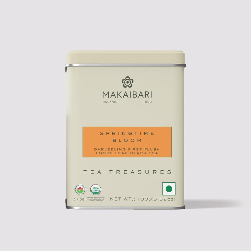 Spring Time Bloom | Tin Caddy 100 Gm | First Flush Black Tea