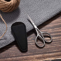 Small Precision Scissors, 3.5Inch Stainless Steel Multi-Purpose Vintage Beauty Grooming Kit for Facial Hair, Eyebrow, Eyelash, Beard, Moustache