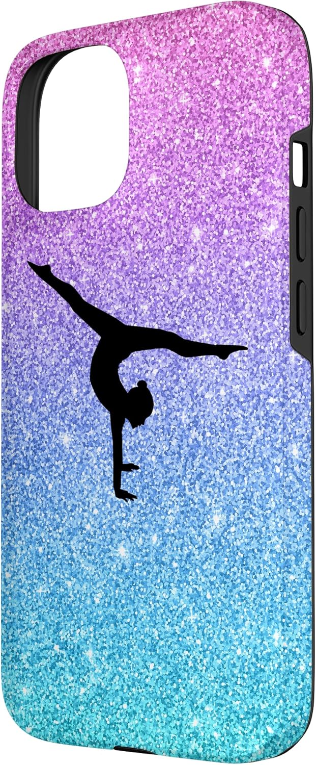 Cute Trendy Gymnastics Gift for Girls Teens and Women Case for iPhone 15