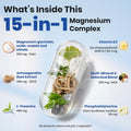 VEV DeepCalm 15-in-1 Magnesium Complex for Women & Men, 120 Caps 120 Count (Pack of 1)