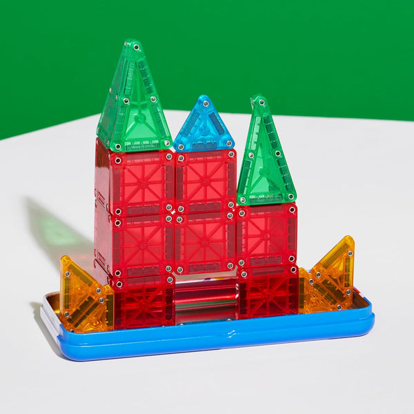 MAGNA-TILES Micromags 26-Piece Travel Magnetic Construction Set Ã¢ÂÂ Bold Colors, the Original Magnetic Building Brand