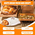 Dunzy 20 Pcs Linen Bread Bag for Homemade Bread Reusable 2 Sizes 10" x 12" and 11" x 17" Unbleached Container Drawstring Natural Bags Storage for
