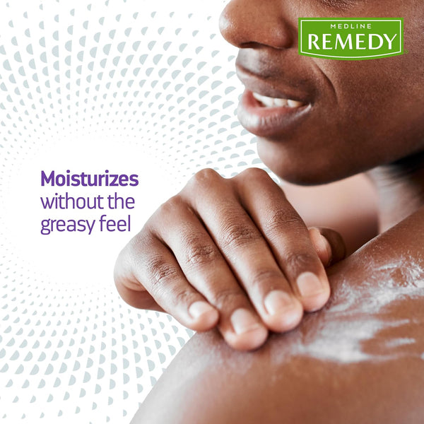 Medline Remedy Clinical Skin Cream, Vanilla Scent (16 fl oz), 2 Count, Moisturizing Face and Body Cream for All Ages, Paraben & Sulfate Free,