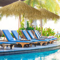 Hoolerry 2 Pcs 40 in X 20 Ft Mexican Straw Roof Thatch Artificial Palm Thatch Rolls Duck Blind Grass Palapa Thatch Roofing Blinds Tiki Hut Thatch