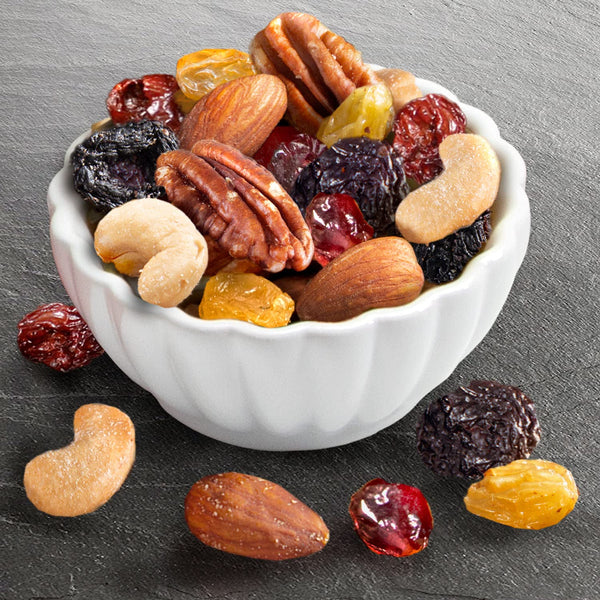 A Gift Inside Classic Fresh Fruit Basket Gift with Crackers, Cheese and Nuts for Holiday, Thank You, Birthday, Get Well, Anniversary, Corporate