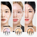 Multi-Use Pot Concealer - Triple Palette | High-Pigmented, Full Coverage & Crease-Proof | Korean Concealer for Dark Circles, Redness & Blemishes