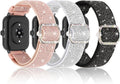 Sparkly Elastic Nylon Bands Compatible with Woneligo/Fitpolo Smart Watch IDW13, 22mm Stretchy Straps for TOOBUR IDW19/ENOMIR IDW19/MILOUZ