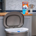 Hefty Ultra Strong 13 Gallon Trash Bags, Tall Kitchen Trash Bags 13 Gallon Size, Drawstring Closure, Continuous Odor Control, White, Clean Burst