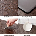 WISELIFE Kitchen Mat Cushioned Anti Fatigue Floor Mat,17.3"x28", Thick Non Slip Waterproof Kitchen Rugs and Mats,Heavy Duty Foam Standing Mat for