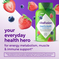 Vitafusion Sugar Free MenÃ¢ÂÂS Multi Daily Gummy Multivitamins, Supports Energy Metabolism, Muscle and Immune Health (1), Mixed Berry Flavors,