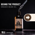 Organic Beard Oil | Moisturize, Soften, Promote Hair Growth, Reduce Itch (US Made, Veteran Owned Handcrafted with Clean Ingredients), Rugged