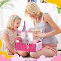 21-Piece Unicorn Gift Set for Girls Ages 3-8 | Soft Plush Stuffed Animals & Dress-Up Accessories Bundle | Idea Birthday Gifts, Christmas Presents,
