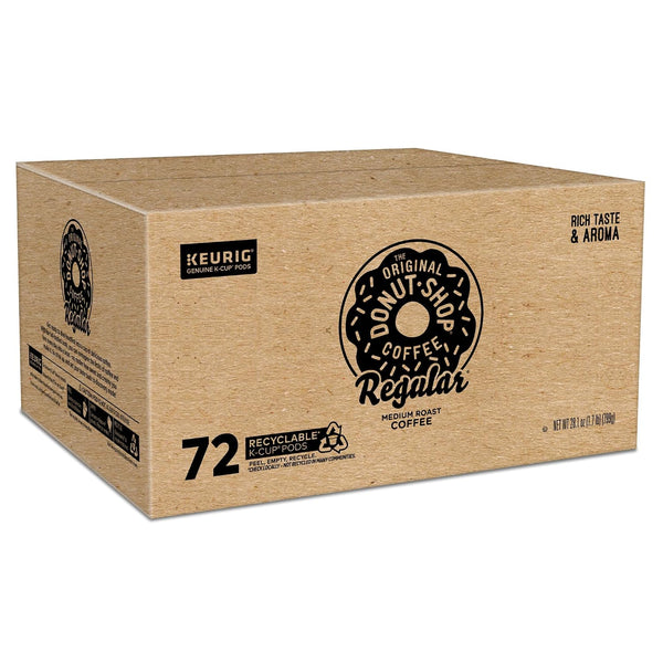 The Original Donut Shop Regular Keurig Single-Serve K-Cup Pods, Medium Roast Coffee, 72 Count Unflavored 72 Count (Pack of 1)