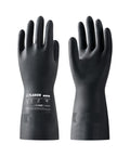 LANON Rubber Chemical Resistant Gloves, Reusable Heavy-duty Safety Work Gloves, Acid & Alkali Protection, Non-Slip, X Large X-Large (Pack of 1)