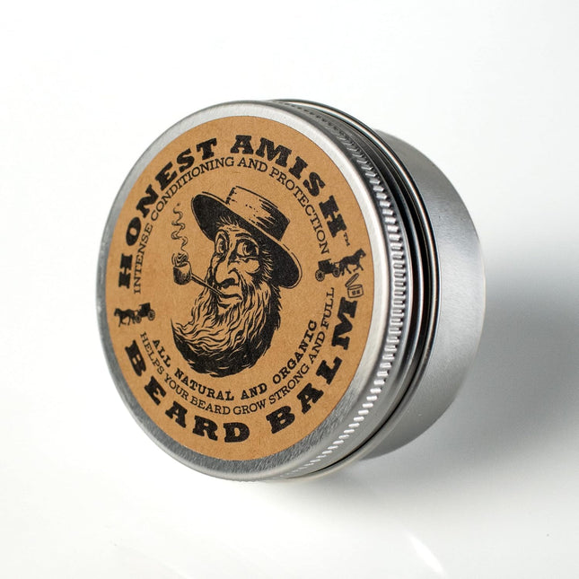Honest Amish Beard Balm Leave-In Conditioner - Made with Only Natural and Organi