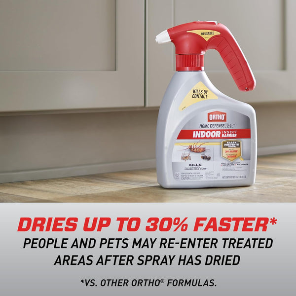 Ortho Home Defense Max Indoor Insect Barrier, 1.5 L Quickhand Sprayer