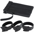MVYC 120PCS 6 Inch Reusable Cable Ties Wire Ties Cord Organizer Cable Organizer Adjustable Management Black 6 Inch (Black)
